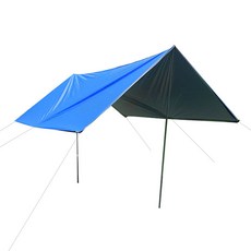 피티즘 캠핑 헥사 타프 육각 세트 300 x 300 x 200 cm, 블루, 1개
