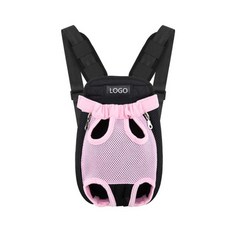 강아지용 포대기, 핑크, 1개