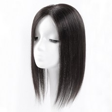 Hi-yuni 造型假髮 40cm, 自然黑, 1個