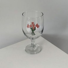 Hariko束裝鬱金香香檳杯 粉色, 1個, 340毫升