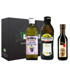 FARCHIONI 法奇歐尼 500ml 特級初榨橄欖油 + 500ml 葡萄籽油 + 250ml 香醋套組, 1套