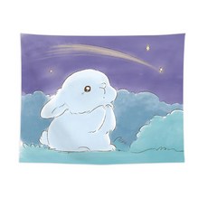 Trendy Cube 風景布藝掛布, 許願兔