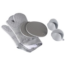 隔熱手套組, 灰色, 1套