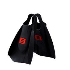 DMC fins Elite Max短版矽膠蛙鞋, 黑色