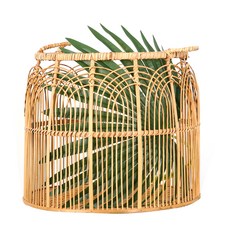 라탄 바구니 대, 내츄럴, 1개