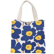 多種圖案多功能鈕扣布質便當袋 04, 1個