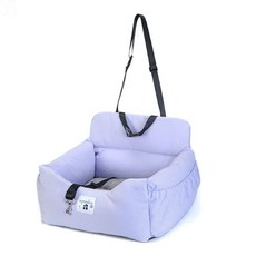 몬스펫 반려동물 차량용 여행 폭신 쿠션 카시트, 퍼플, 1개