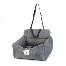 몬스펫 반려동물 차량용 여행 폭신 쿠션 카시트, 그레이, 1개