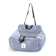 Monspet寵物汽車旅行軟墊汽車座椅, 細條紋海軍, 1個