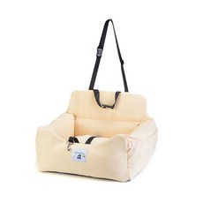 몬스펫 반려동물 차량용 여행 폭신 쿠션 카시트, 옐로우, 1개