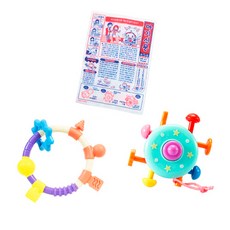 Tomorrow Baby 孩童觸覺玩具3入組, 混色