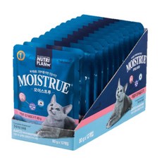 동원뉴트리플랜 어덜트 고양이 모이스트루 주식 파우치 12p, 닭+참치, 80g, 1개, 혼합맛(참치/닭고기)