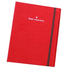 디자인바이제이 A6 쁘띠로그 포토앨범 바인더, 레드, 21매