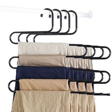 防滑褲架 4 件套, 黑色的, 4個