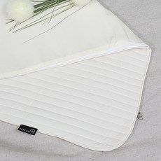 베베스미스 커버 교체형 모달 아기패드 커버 + 속통, 아이보리 + 아이보리, 1개