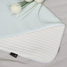 베베스미스 커버 교체형 모달 아기패드 커버 + 속통, 아이보리 + 민트, 1개