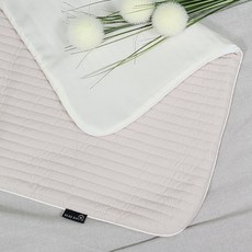 베베스미스 커버 교체형 모달 아기패드 커버 + 속통, 베이지 + 아이보리, 1개