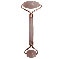 寶石療法寶石按摩滾輪, 1個, 薔薇石英