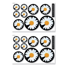 PEACEMINUSONE 雛菊貼紙組, 混色, 2套