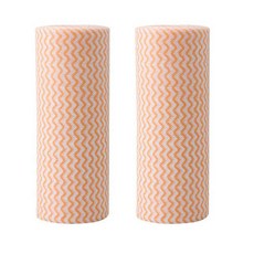 不織布抹布 橘色, 1件, 2個