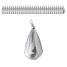 아크로피싱 싱커 봉돌 물방울 스위벨 40p, 1개