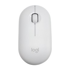 [쿠팡수입] 로지텍 PEBBLE 무선 마우스, M350, 퓨어 화이트