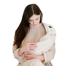 bebenuvo 錶盤貼合式簡易吊帶型揹帶 Lv1, 淺褐色