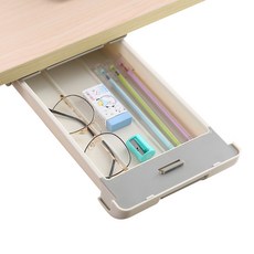 Willr簡約感性書桌簡易抽屜, 灰色的, 第一階段