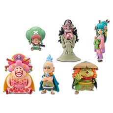 BANPRESTO One Piece World 收藏品壁掛 WCF 和之國 Vol 7 6 件套圖, 1套