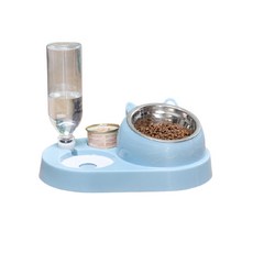 정수기 반려동물 밥그릇, 블루, 1개