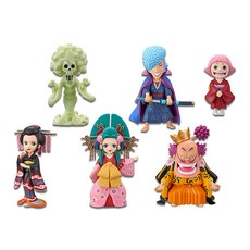 BANPRESTO One Piece World Collectible Wallcall WCF Wano Kuni vol 6 6 件套圖, 1套