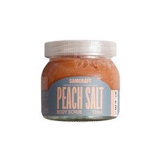SAMCRAFT 桃鹽身體磨砂膏, 1組, 120ml