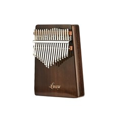 Luau 胡桃木空心琴體卡林巴琴 HK17W + 硬殼盒套組, 1個