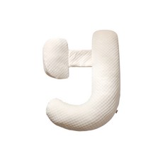 모모 임산부 입체 공학 디자인 바디필로우 C자형 쿠션베개, 화이트