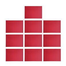 希望筆記本 紅色硬紙板, 4開, 10個