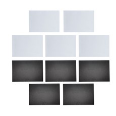 희망노트사 하드보드지 블랙 5p + 화이트 5p 세트, 4절, 10개