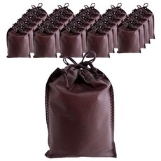 부직포 복주머니 더스트백 30 x 39 cm 25p, 브라운, 1개
