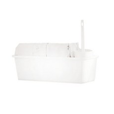 스테디얼 부착형 슬라이딩 수납서랍, 화이트, 1개