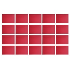 希望筆記本 硬紙板 紅色, 8開, 20個