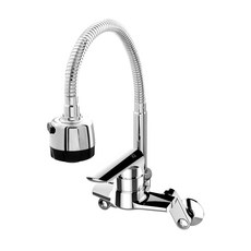 DAROS Loen 壁掛式眼鏡蛇廚房水龍頭 R3-800, 1套