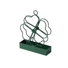 Djity北歐風露營用室內裝飾四葉草蚊香盒, 綠色