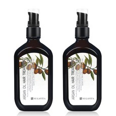 NUGAVITA 摩洛哥堅果護髮精油清新綠色花香, 100ml, 2入