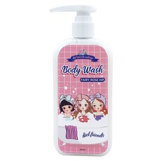 dielfriends 女孩童沐浴乳 玫瑰味, 300ml, 1瓶