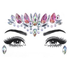 Alida 舞台妝 公演彩妝 臉部貼紙 GS0700021D, 粉紅色, 1個