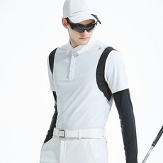 NEVERMINDALL 男士遮陽網眼T恤