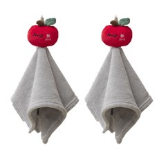 SOLID ROOM 生活風格水果擦手巾, 蘋果, 2個