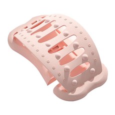 FITISM 高級型頸部腰部伸展按摩姿勢輔助器 粉色, 1個