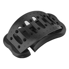 FITISM 高級型頸部腰部伸展按摩姿勢輔助器 黑色, 1個