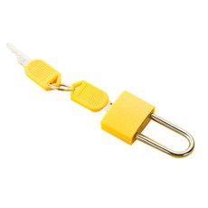 Pop Minds Color Cute Lock Locker Padlock Long Long 黃色, 1個