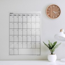 The Homes 萬年透明行事曆, 混合顏色, 1個